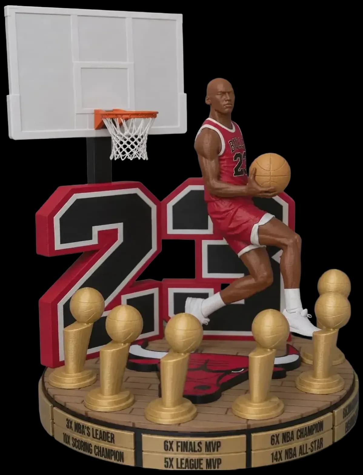 Michael Jordan Statue — 3D printed sports display